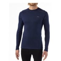 Patagonia Capilene 3 MidWeight Crew Long Sleeve - Men's-Large-Orange/Blue