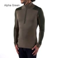 Patagonia Capilene 4 Zip-Neck - Alpha Green-Large