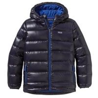 Patagonia Hi-loft Down Sweater Hoody - Boy's-Crater Blue-Small