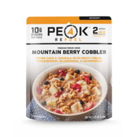 Peak Refuel Mountain Berry Cobbler 10g Protein 2 Servings Dehydrated Food