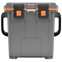Pelican Coolers Im 20 Quart Elite Drk Gray/orng Leg Ct Out