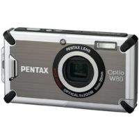 Pentax Optio W80 12 MP Waterproof Compact Digital Camera - 12.1 Megapixel, 5X Wide Optical Zoom, 2.7 in. LCD