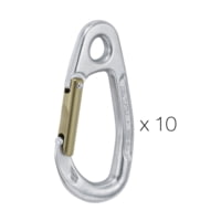 Petzl Tiptop Stainless Carabiners - 10 Pack