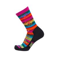 Point 6 Bolivian Stripe Extra Light 3/4 Crew Socks - Women's