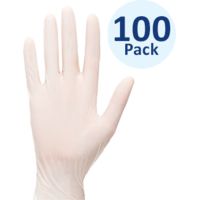Portwest Latex Powdered Gloves, Pack of 100