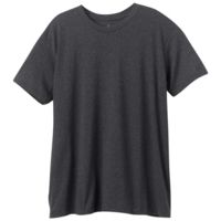 prAna Crew T-Shirt - Men's, Charcoal Heather, Medium, — Mens Clothing ...