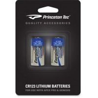Princeton Tec Lithium Cr123 Batteries, 2 Pack