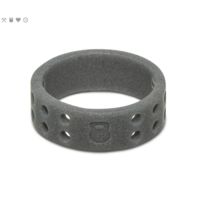 QALO Womens Perforated Silicone Ring