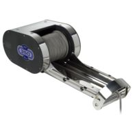 Quick PTR 350 Pontoon Windlass w/Stainless Steel Bow Roller &amp; 20lb Rubber Coated Anchor