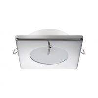 Quick Bryan CS Downlight 2W LED Round Light w/Switch / Square Stainless Bezel