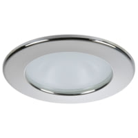Quick Kai XP Downlight 4W LED Round Light w/ Round Stainless Bezel