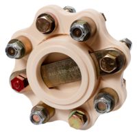 R &amp; D Marine Flexible Shaft Coupling f/5" B/W, Hurth