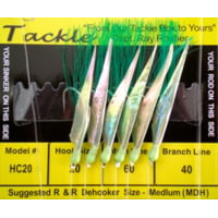 R&amp;R Tackle Sabiki Rig with SS Hook, 60 lb Main Line, 40 lb Branch Line