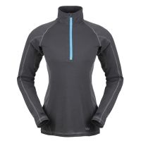 Rab Aeon Plus Long Sleeve Zip Top - Women's - Beluga - Medium - 12