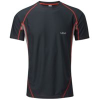 Rab Confluent Short Sleeve Tee - Men's-Ebony-Large