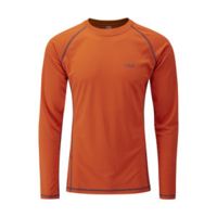 Rab DryFlo 120 Long Sleeve Tee - Men's -Firecracker-Large