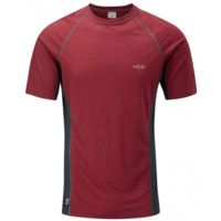 Rab Meco 120 Short Sleeve Tee - Men's-Redwood/Beluga-Medium