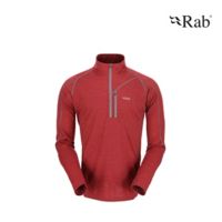 Rab MeCo 190 Long Sleeve Zip Tee - Men's-Charge-Large