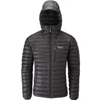 Rab Microlight Alpine Jacket - Men's-Black/Shark-Small