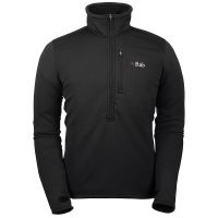 Rab PowerStretch Zip Top - Men's-Black-Large