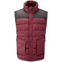 Rab Sanctuary Vest - Men's-Rootbeer/Anthracite-Large