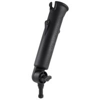 Ram Mounts RAM Tough-Tube Fishing Rod Holder With 3in Long Ratchet Spline Post Arm