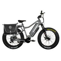 Rambo Bikes R1000XPS Electric Hunting Bike w/ Luggage Rack, Accessory Bag and PDW Mud Shovel Front and Rear Fenders.