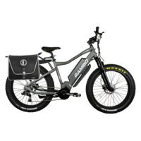 Rambo Bikes R750XPS Electric Hunting Bike w/ Luggage Rack, Accessory Bag and PDW Mud Shovel Front and Rear Fenders
