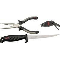 Rapala Plier Combo 6-1/2in, Fillet w/Sheath/Clipper