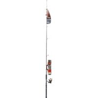 Ready 2 Fish Red Salmon Spinning Rod and Reel Combo w/ Kit