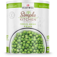 ReadyWise Simple Kitchen Freeze-Dried Peas - 17 Serving Can