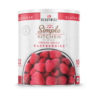 ReadyWise Simple Kitchen Freeze-Dried Raspberries - 3 CT Case