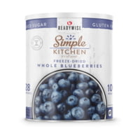 ReadyWise Simple Kitchen Freeze-Dried Whole Blueberries - 3 CT Case
