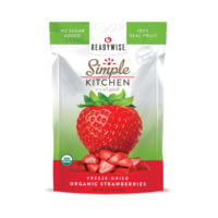 ReadyWise Simple Kitchen Organic Freeze-Dried Strawberries