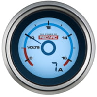 REDARC Single Voltage 52mm Gauge with Optional Current Display