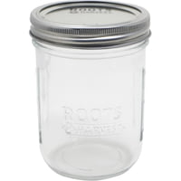 Roots &amp; Harvest Pint Wide Mouth Canning Jar - 12 pack