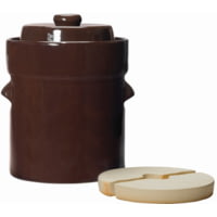 Roots &amp; Harvest Traditional Style Water-Seal Crock Set
