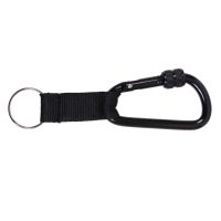 Rothco 80mm Locking Carabiner With Web Strap Ring