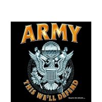 Rothco Black Army Emblem T-Shirt