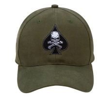 Rothco Black Ink Death Spade Low Profile Insignia Cap