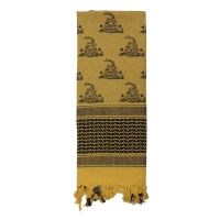 Rothco Gadsden Snake Shemagh Tactical Desert Scarf