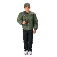 Rothco Kids Flight Jacket With Patches