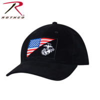 Rothco USMC Eagle Globe and Anchor/US Flag Low Pro Cap