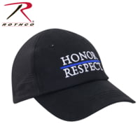Rothco Thin Blue Line Honor and Respect Mesh Back Tactical Cap