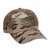 Rothco MultiCam Low Profile Cap With US Flag