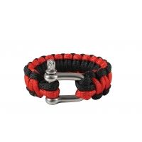 Rothco Thin Red Line Paracord Bracelet Wtih D-Shackle