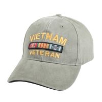 Rothco Vietnam Veteran Deluxe Vintage Low Profile Insignia Cap