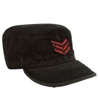 Rothco Vintage Military Fatigue Cap With Red Stripes