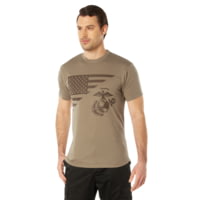 Rothco AR 670-1 USMC Eagle, Globe, &amp; Anchor Moisture Wicking T-Shirt - Men's