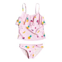 Roxy Lovely Aloha Tankini Bikini Set - Girl's